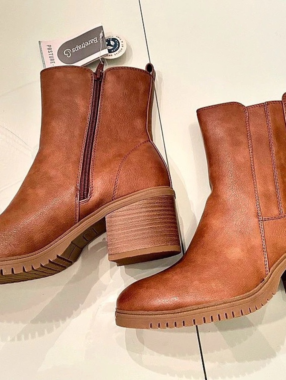 Posture Feeney Brown Ankle Boots US 10 NWT